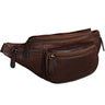 "Eliah" Vintage Sac Banane en Cuir