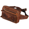 "Lou" Pochette de Ceinture en Cuir