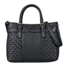"Daniela" Moderne Sac à Main Cuir Femme avec Aspect Tressé
