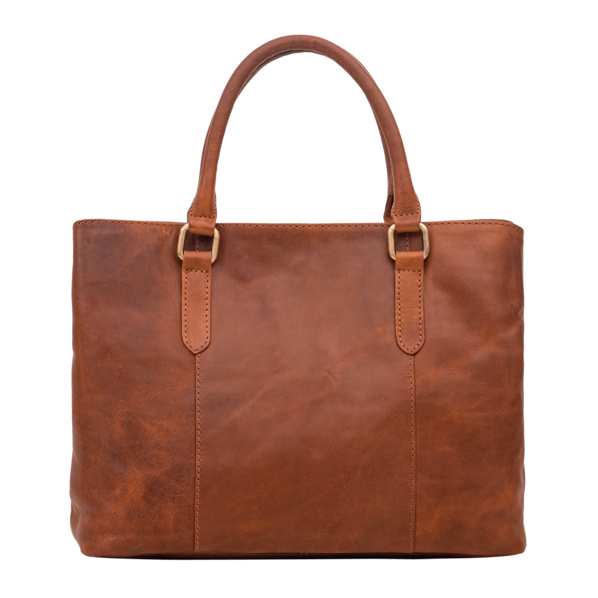 Leder Handtasche Groß braun