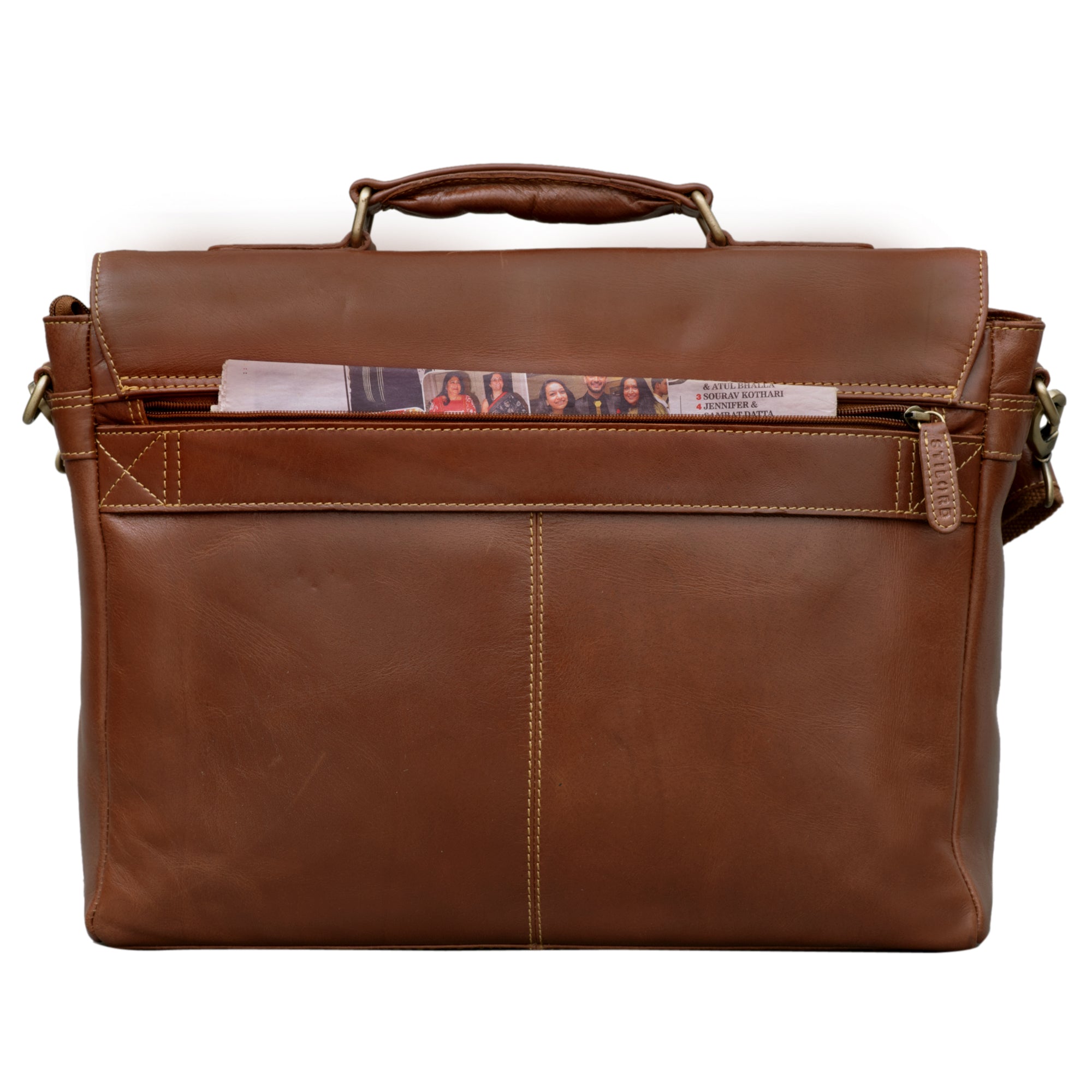 Herren 15,6 Zoll Leder Tasche