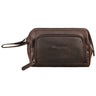 "Henry" sac à poignet homme cuir grande