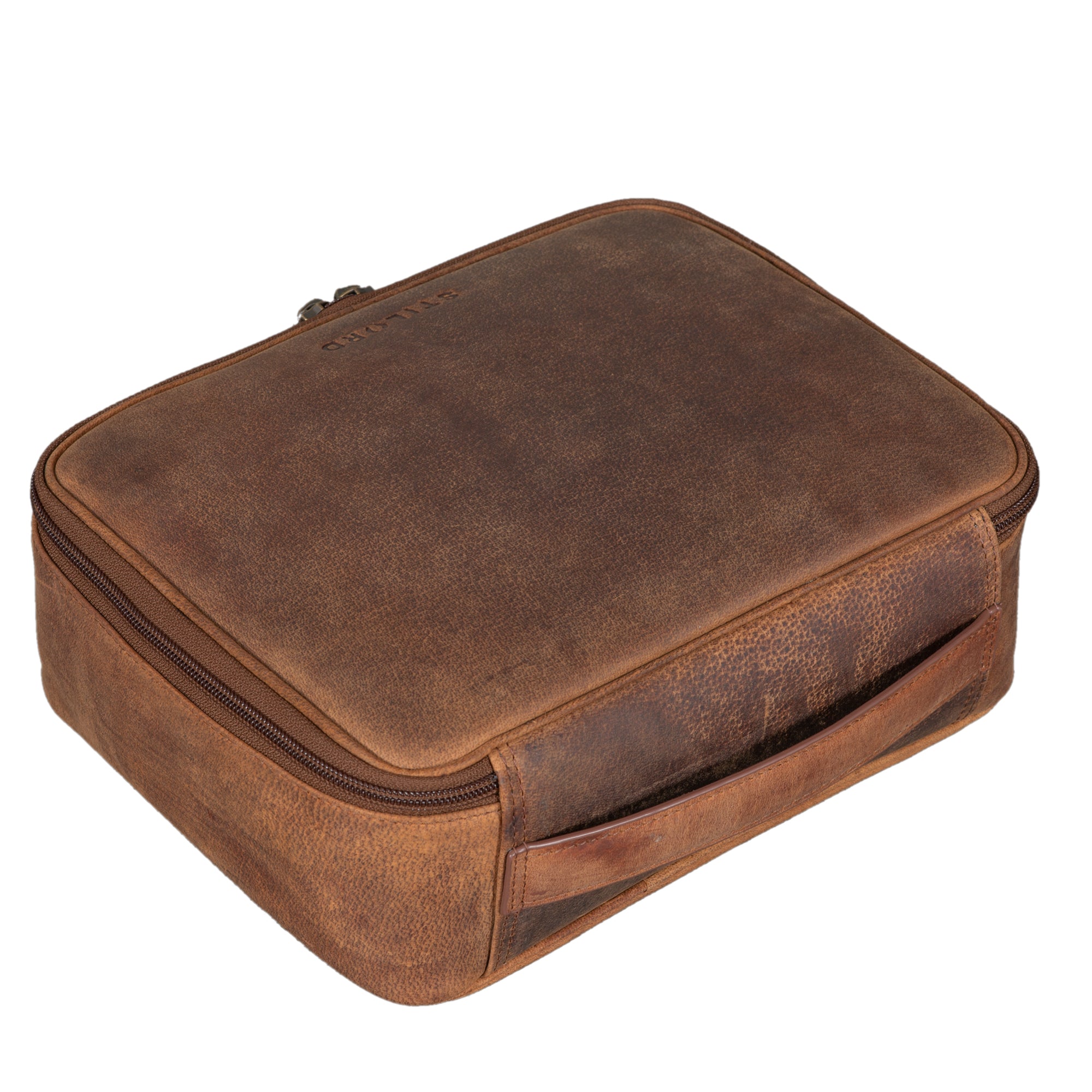 Große Kulturtasche Männer Leder