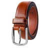 "Kyle" Ceinture Homme Cuir Marron