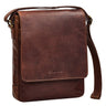 "Ottavio" Sac Bandoulière pour Homme Cuir Besace Vertical pour Ordinateur 13,3 Pouces