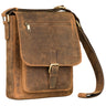"Renato" Classique Sacoche Bandoulière Cuir pour Tablette 11 Pouces