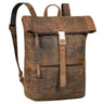 "Cairo" Sac à Dos Roll Top Cuir