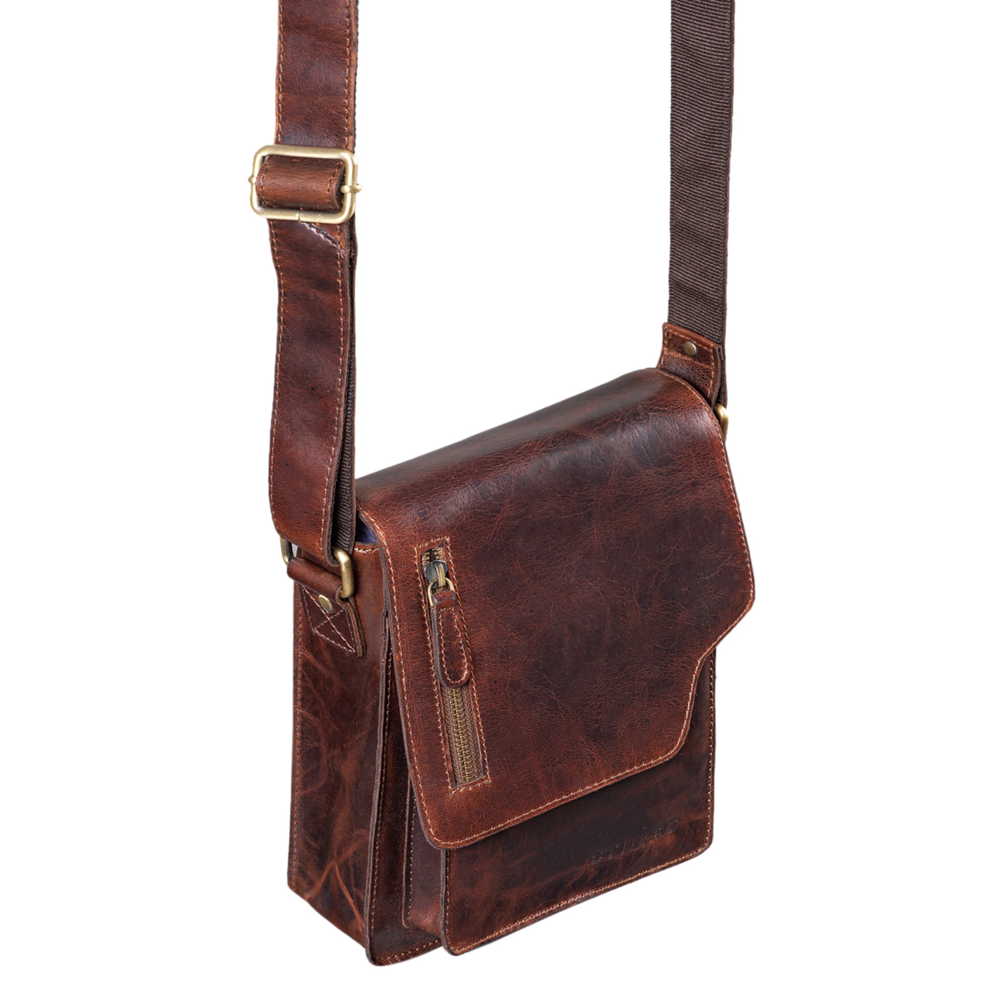 Unitasche Herren Leder braun