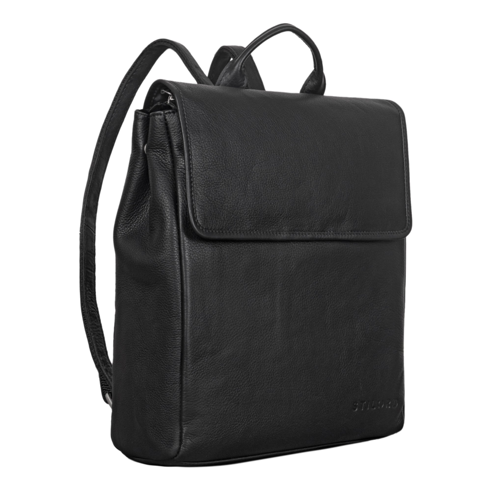 Lederrucksack herren braun schwarz