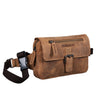 "Ian" Sac de Ceinture Cuir