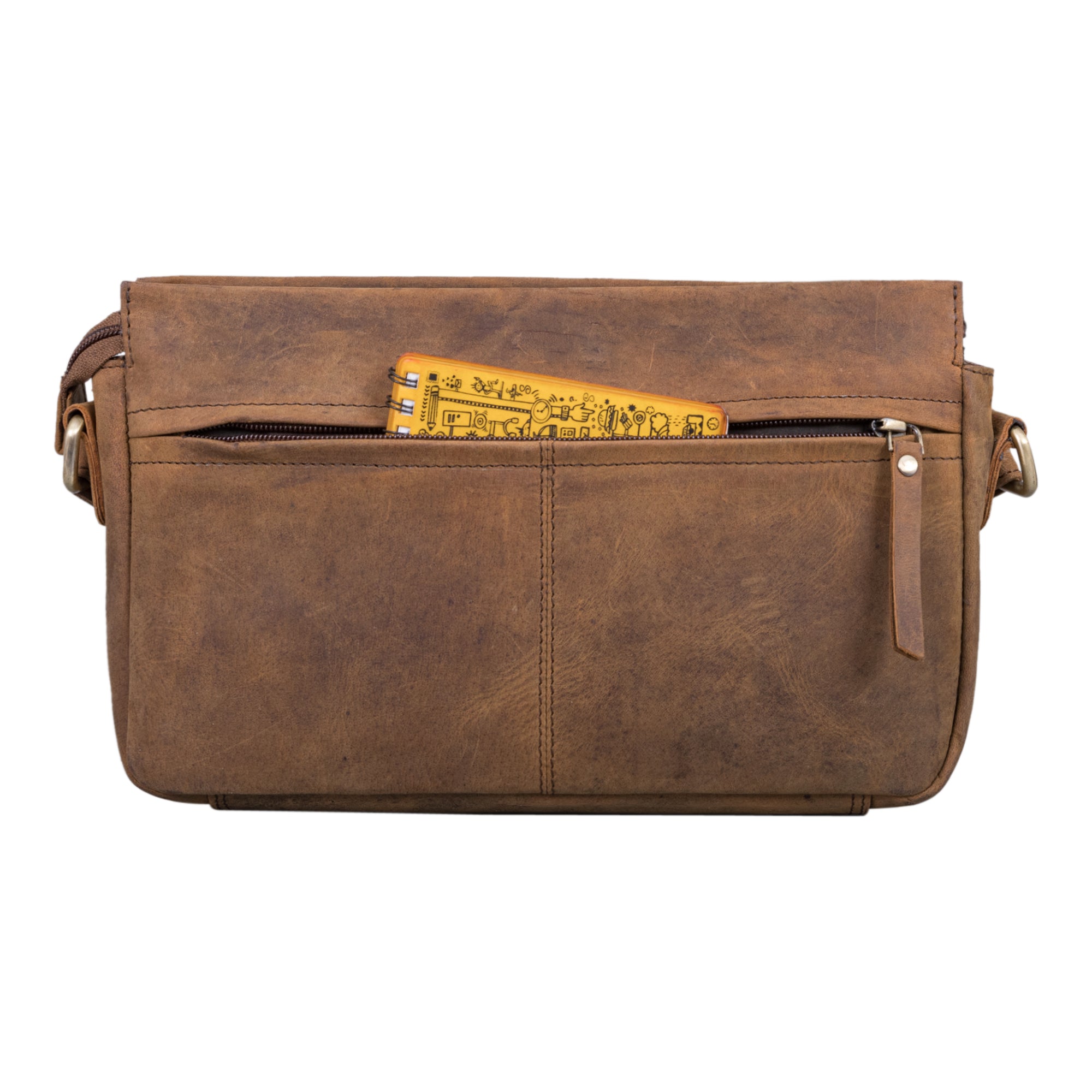 Schultertasche braun klassisch