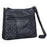 "Ida" Sac a main tressé en cuir femme