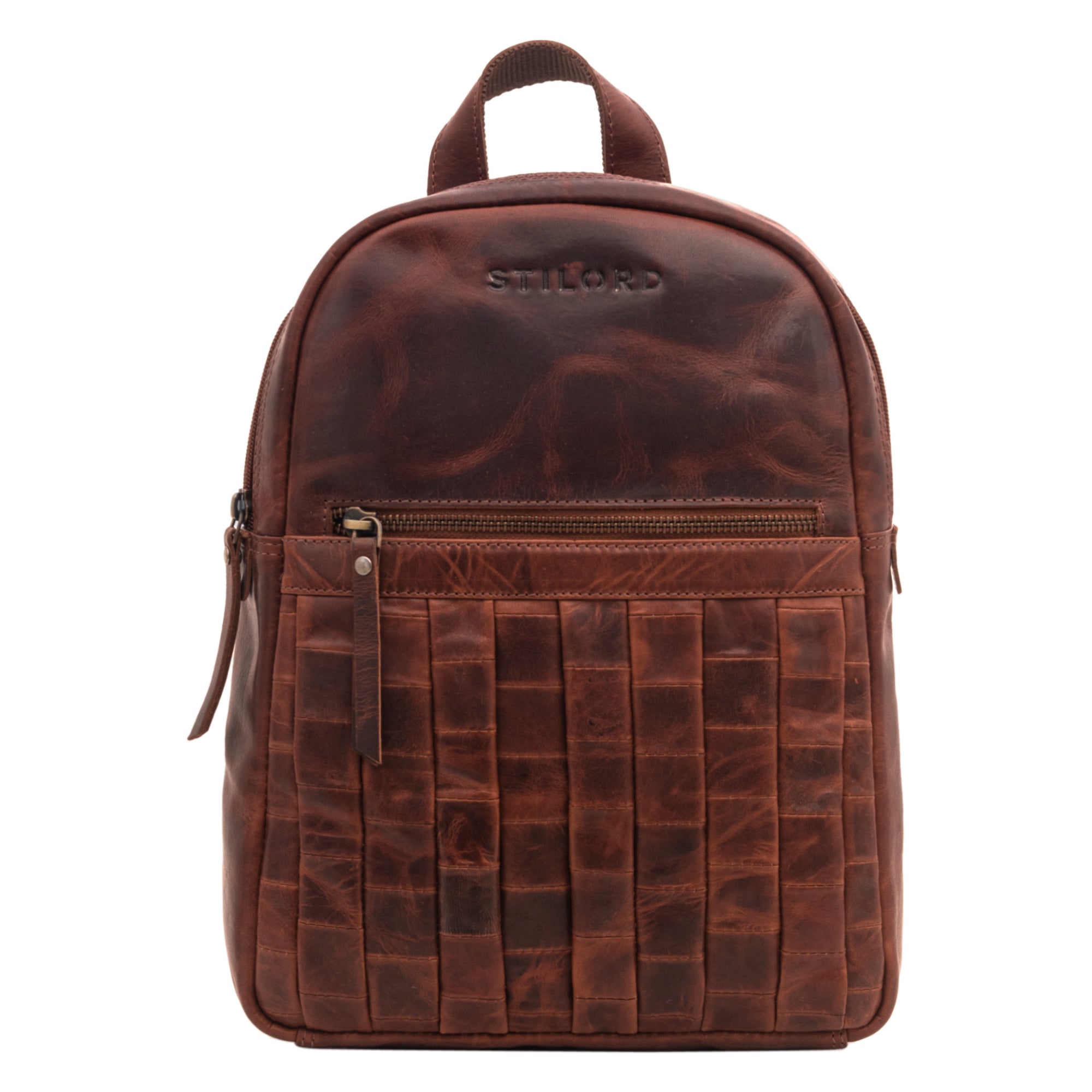damen-rucksackhandtasche klein leder
