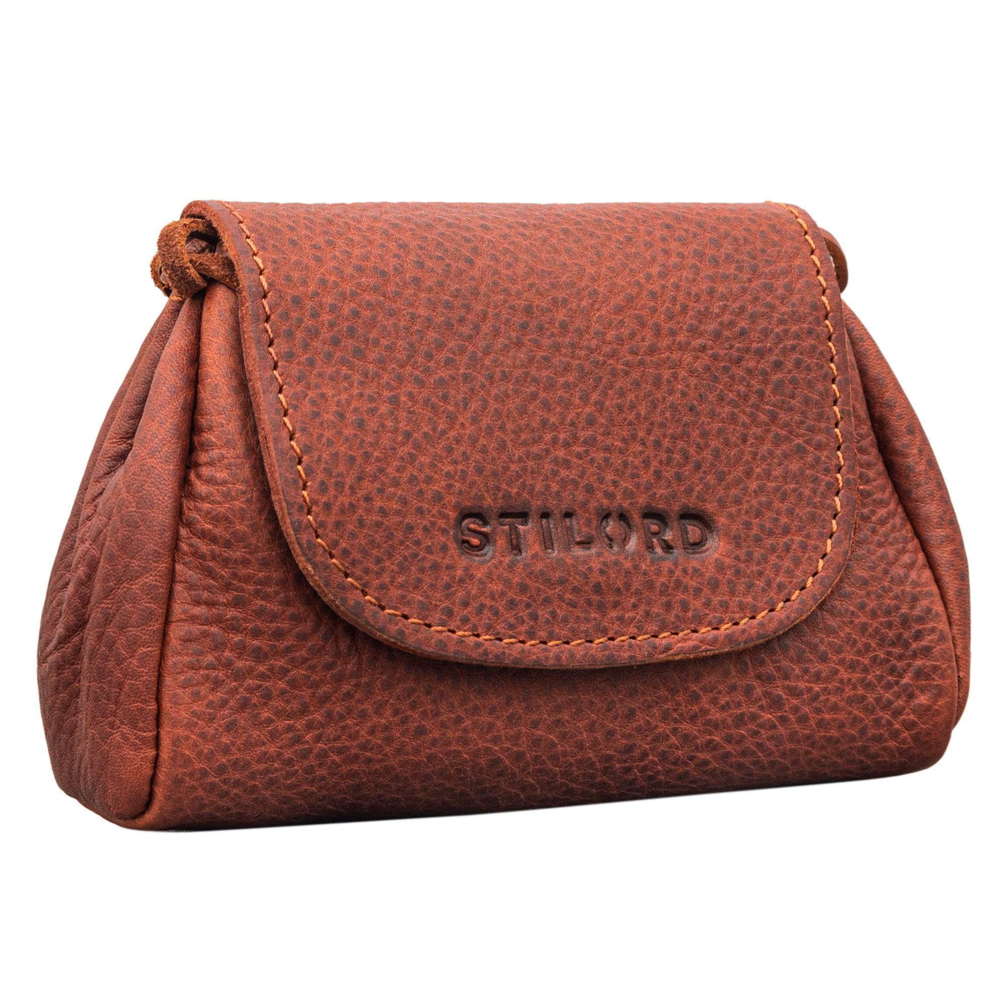 Mini Tasche Cognac Braun Leder