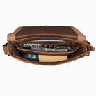 Messenger Bag Herren Leder cognac