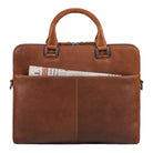 braune Ledertasche Damen Büro
