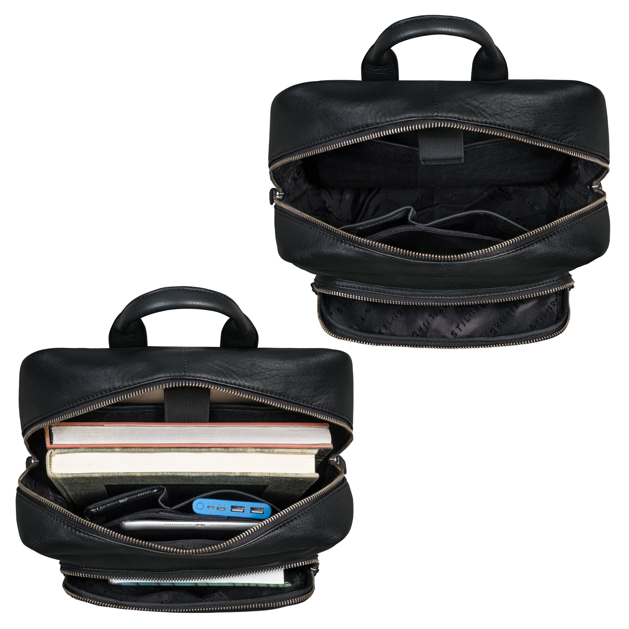 Rucksack Laptop Herren schwarz