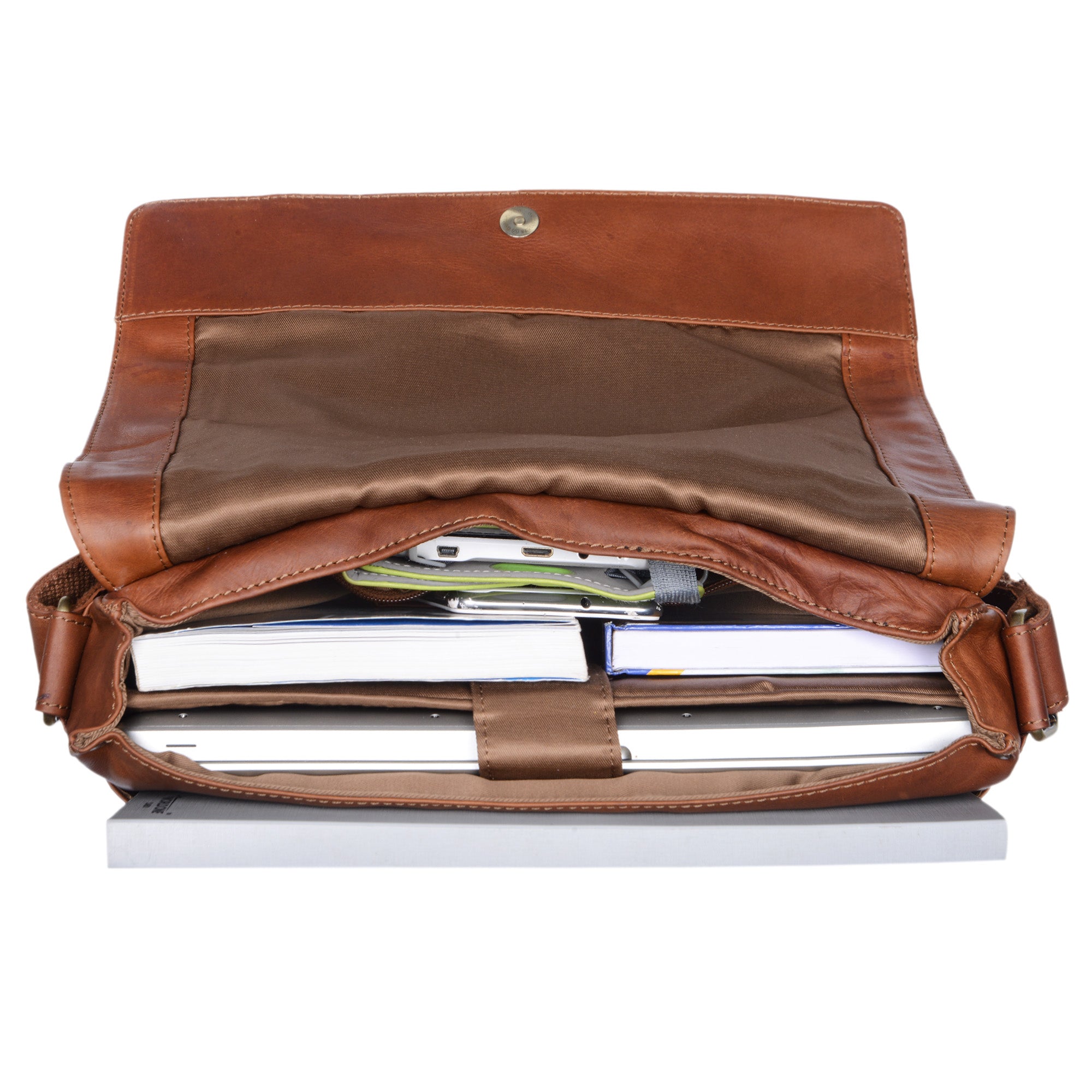 Laptoptasche 13 Zoll echtes Leder
