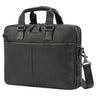"Oslo" Sacoche Homme Bandoulière pour Ordinateur 18 Pouches en Cuir