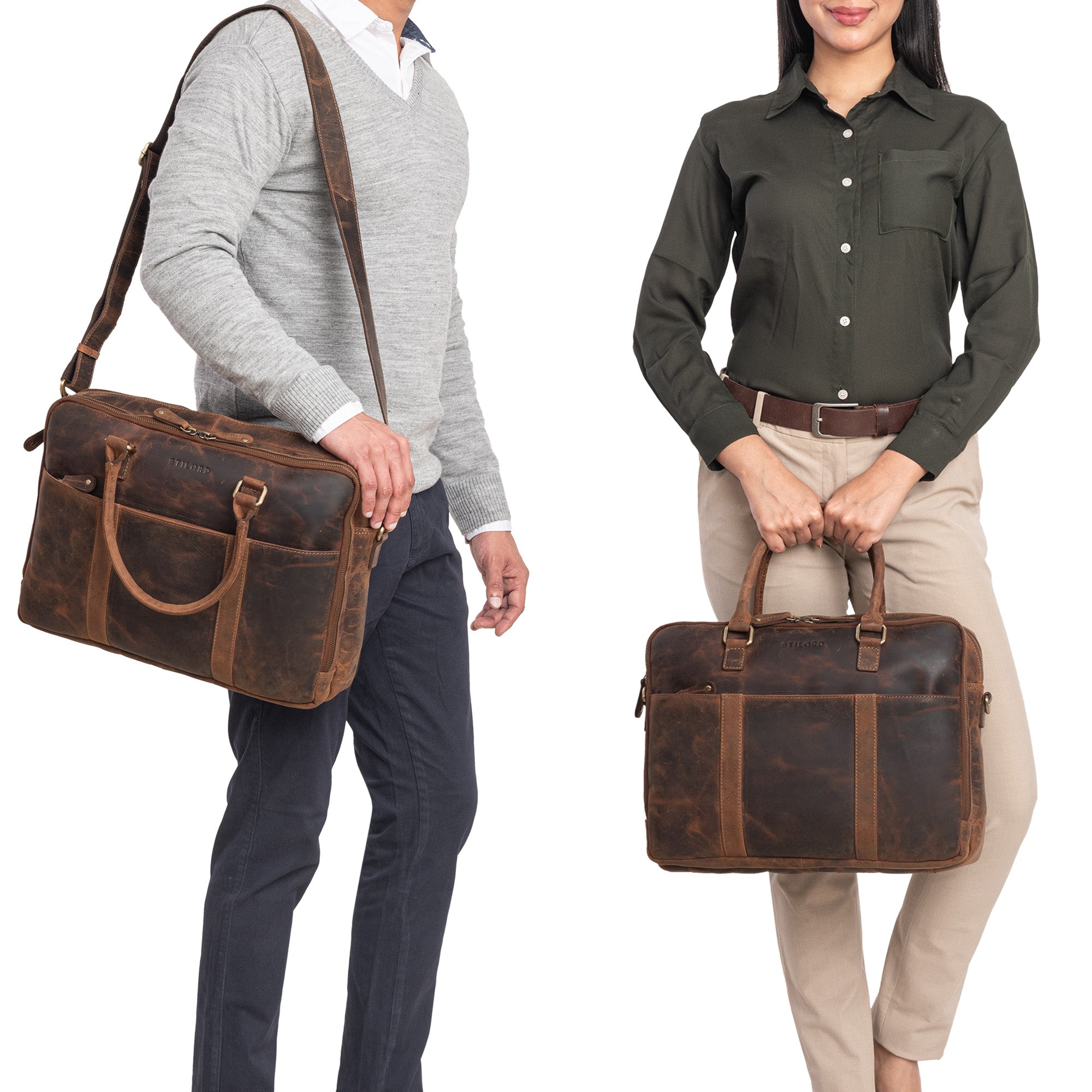 Echtleder Business Tasche Umhängen