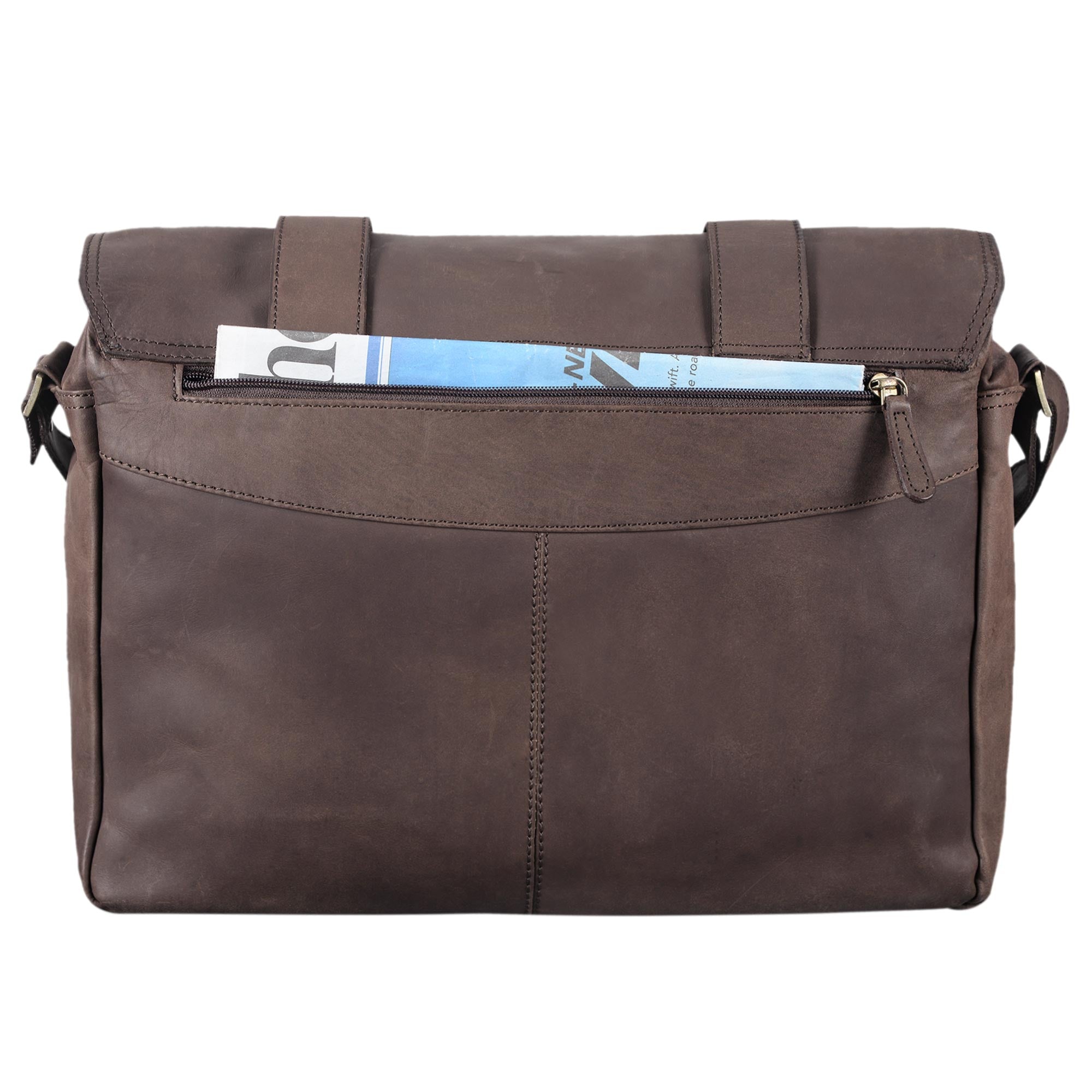 MacBook Pro 15 Zoll Ledertasche braun