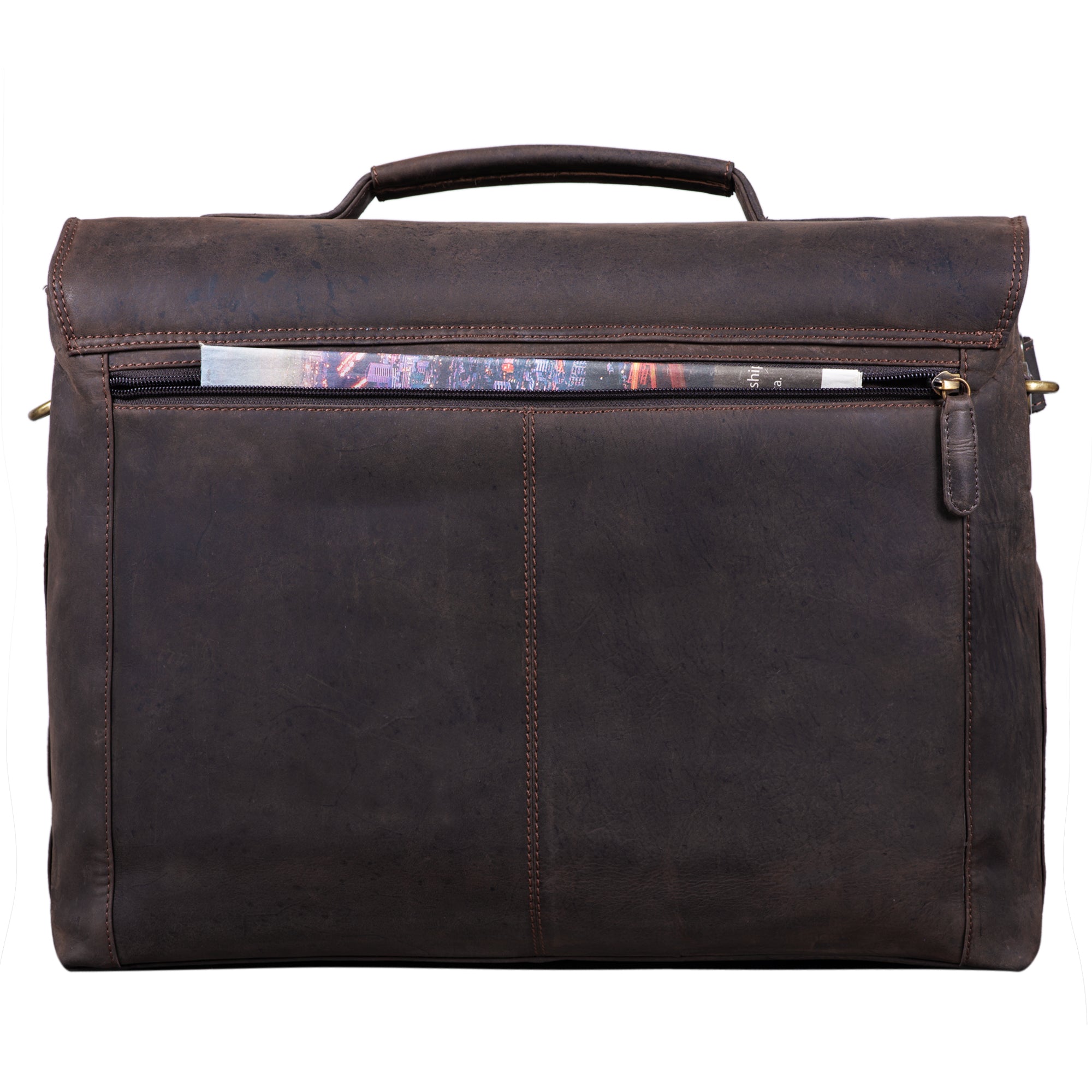 Leder Aktentasche Damen braun