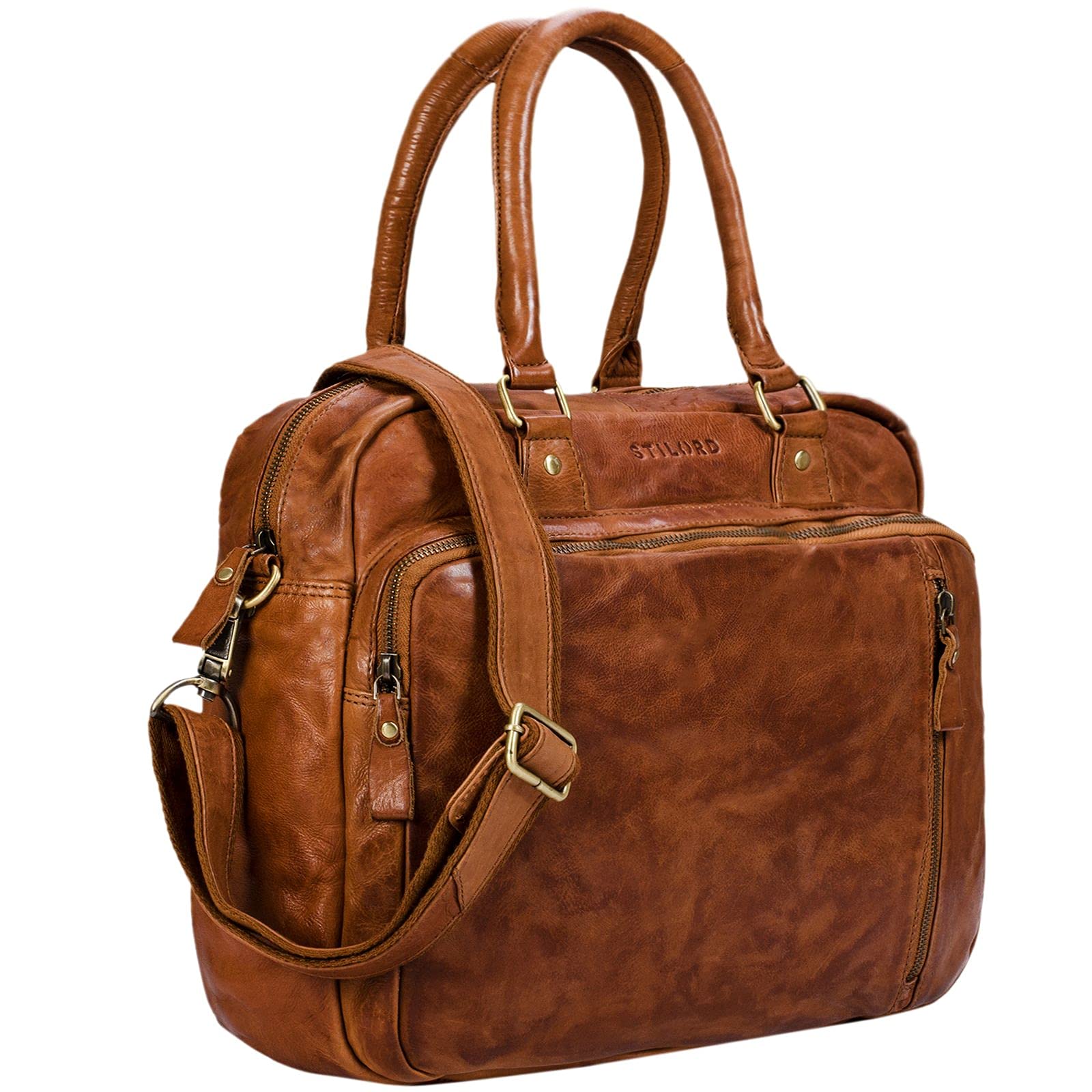 Ledertasche Businesstasche Damen braun