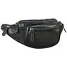 "Eliah" Vintage Sac Banane en Cuir