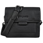 Schwarze Damen Ledertasche