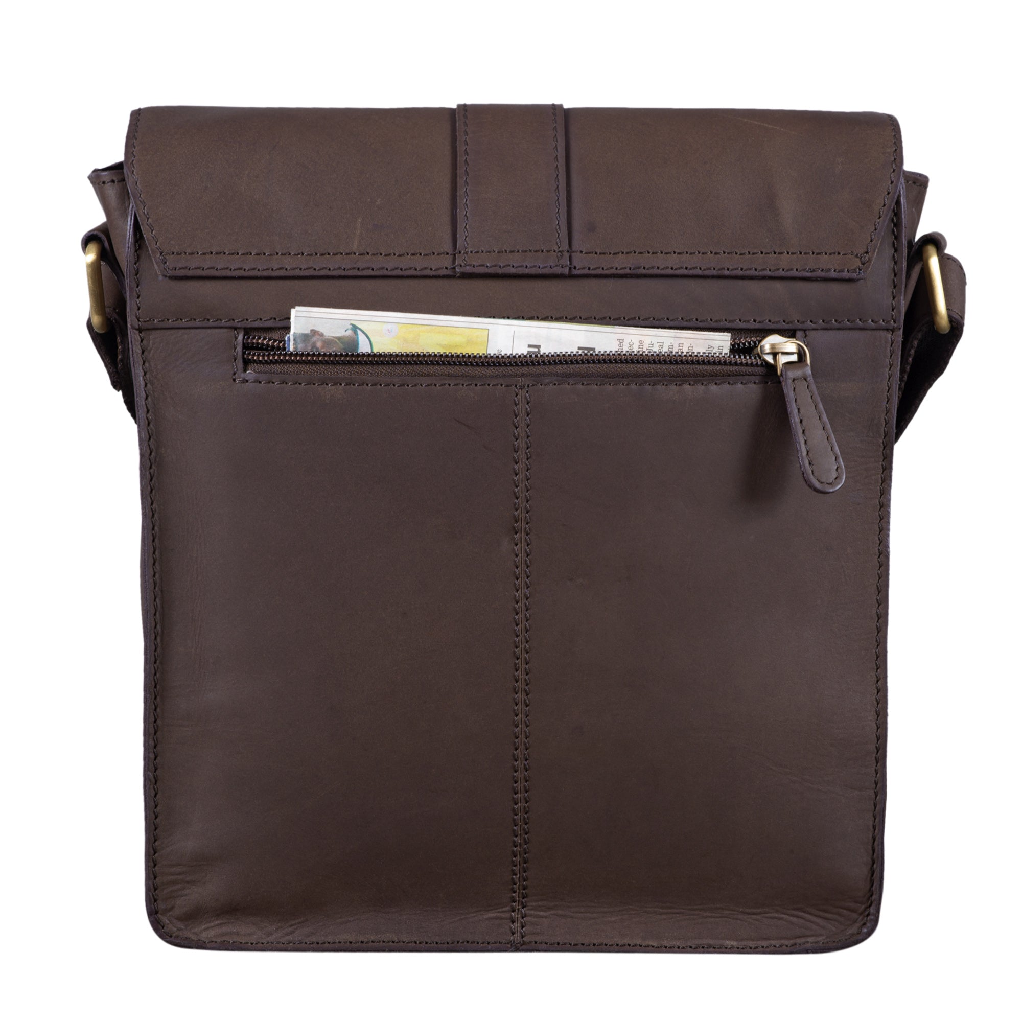 Herren Ledertasche Vintage braun