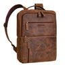 "Brad" Cuir Sac à Dos pour Ordinateur Portable 15.6 Pouces