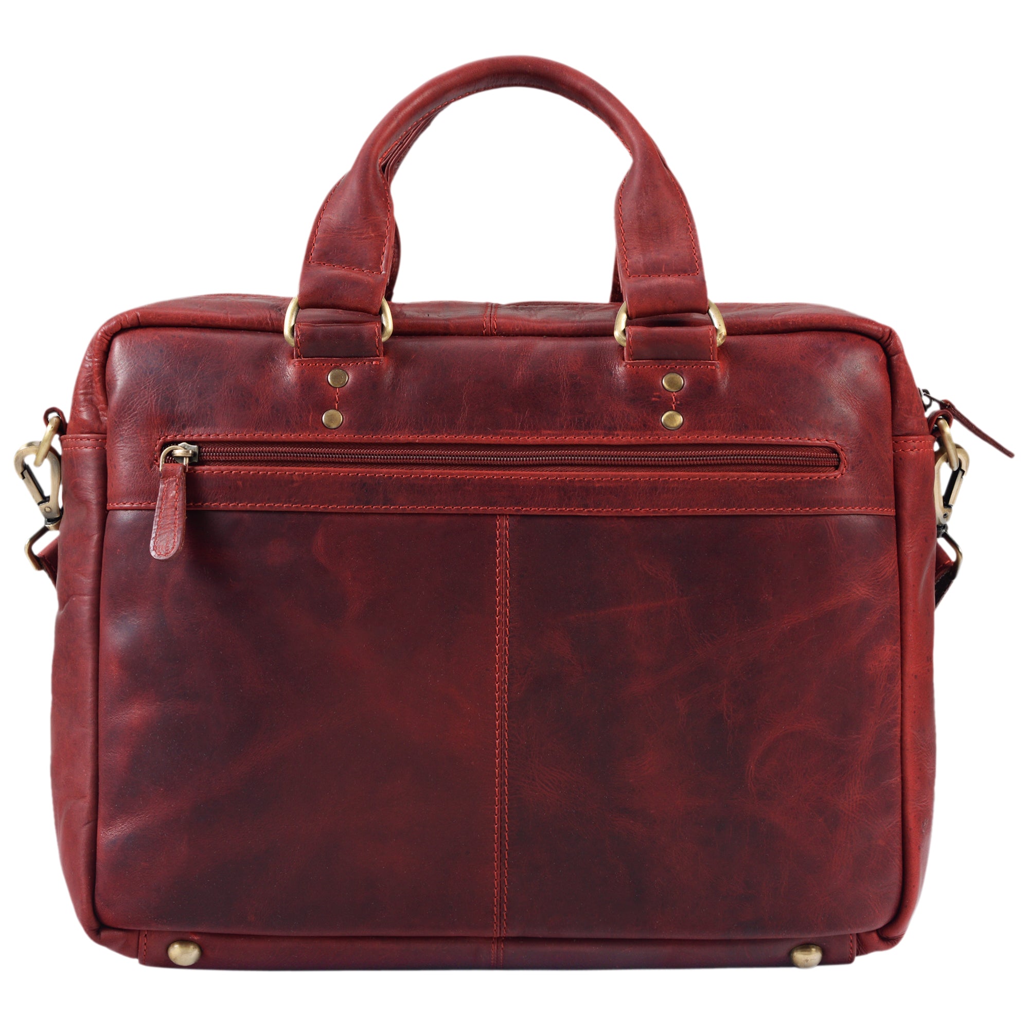 Vintage Ledertasche 13,3 Zoll Laptopfach