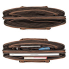 braune Aktentasche Damen Leder