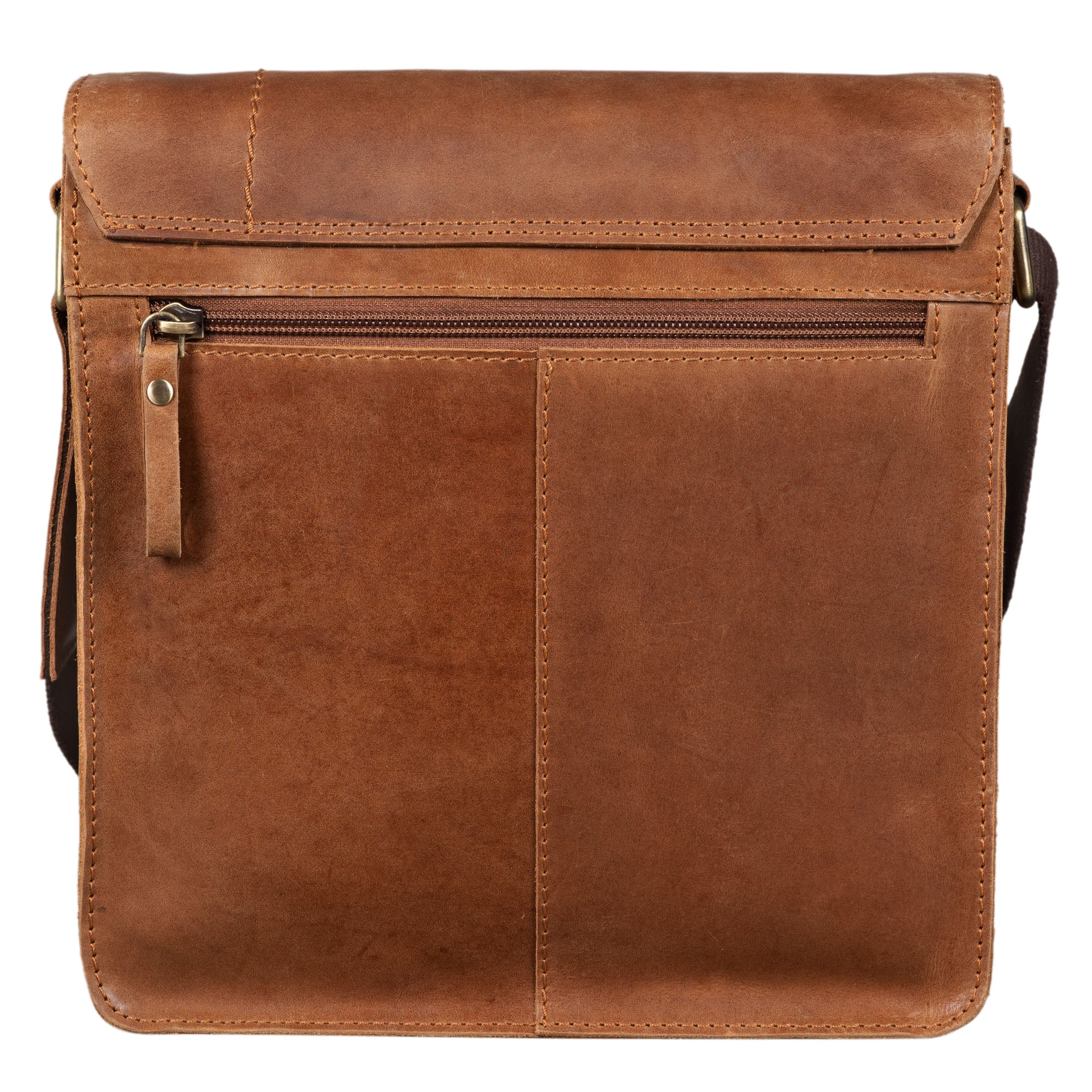 Vintage Umhängetasche Messenger Bag Herren braun