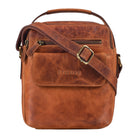 Leder Tasche mit Tragegriff