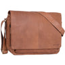 "Alex" Sac Messager en Cuir Véritable pour Ordinateur Portable 15,6 Pouces