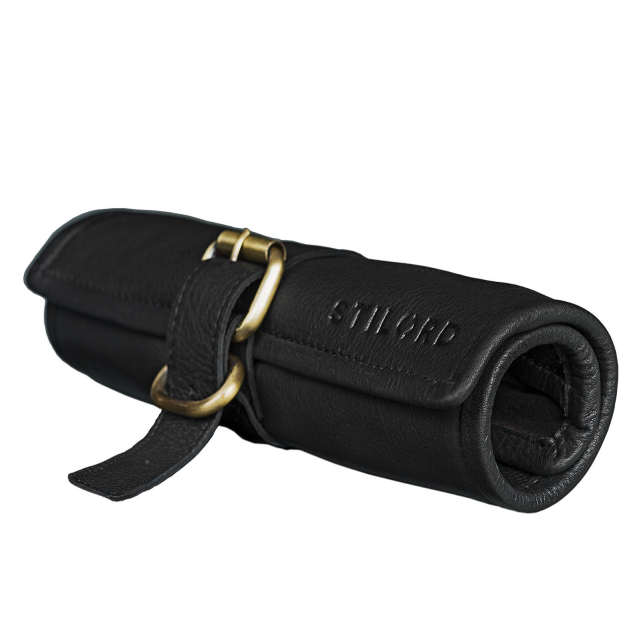 Federtasche schwarz Leder