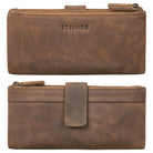 Wallet horizontal leder braun