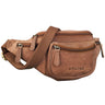 "Eliah" Vintage Sac Banane en Cuir