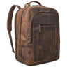 "Erikson" Grand Sac à Dos Cuir Hommes Femmes 15 16 17 Pouces