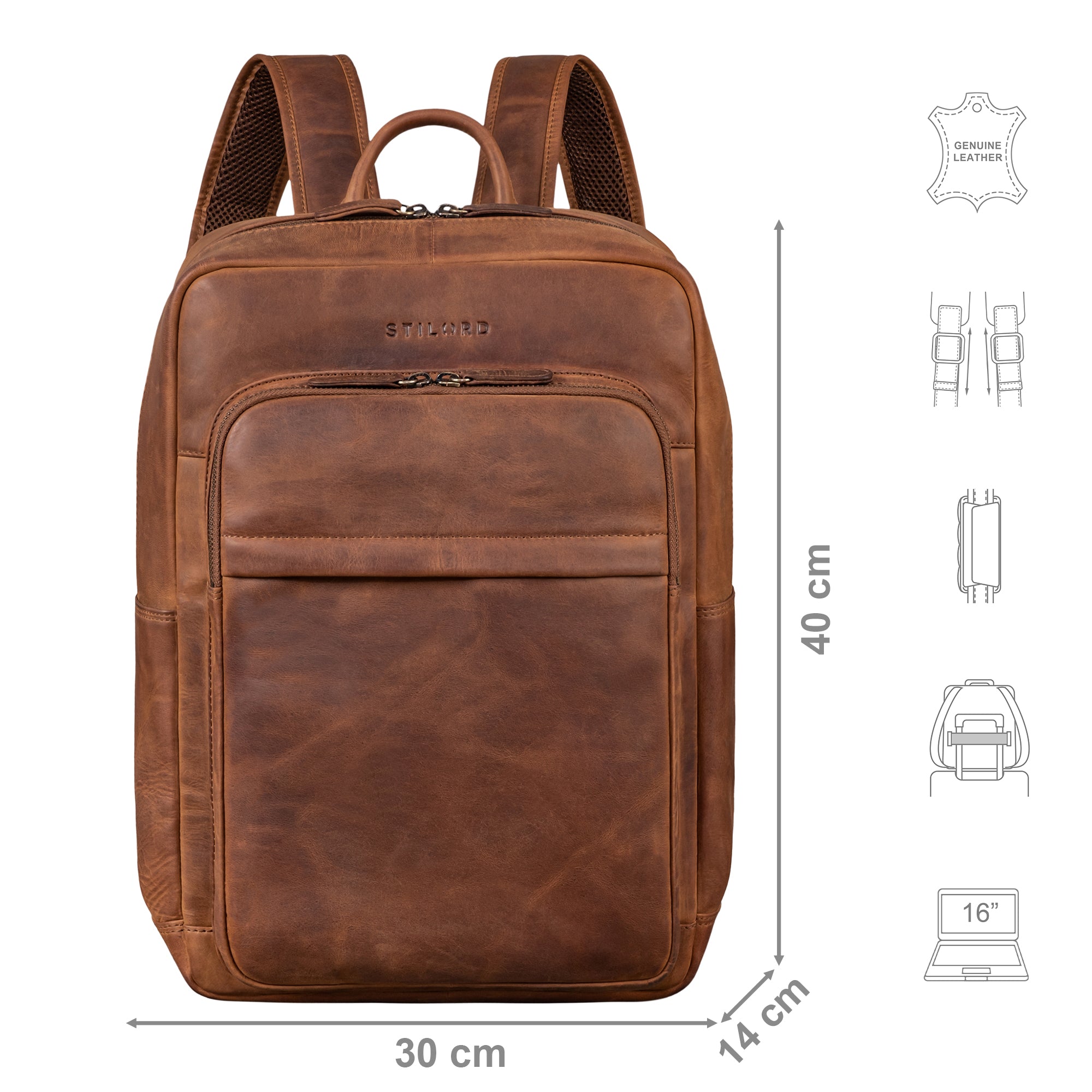 großer Rucksack für Uni