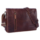 Leder College Bag braun