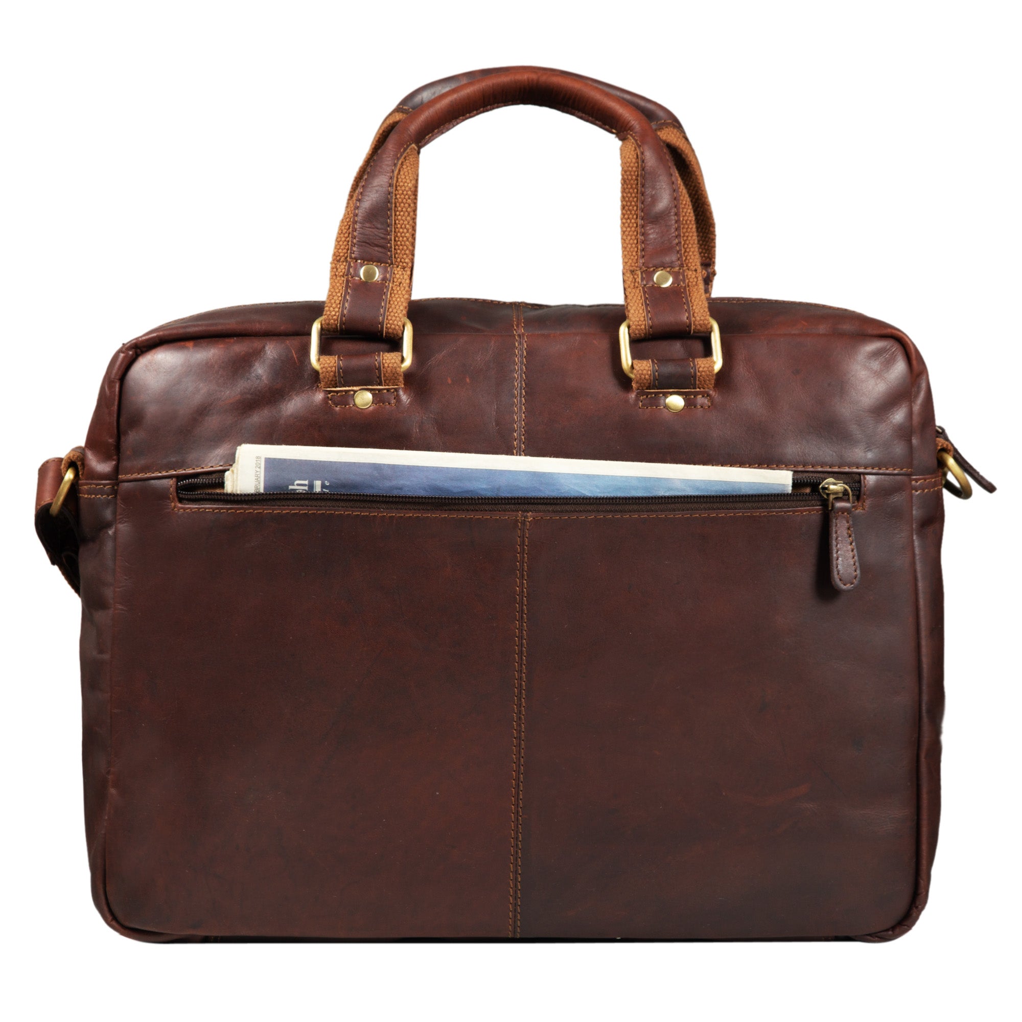 Vintage Ledertasche Business Arbeit