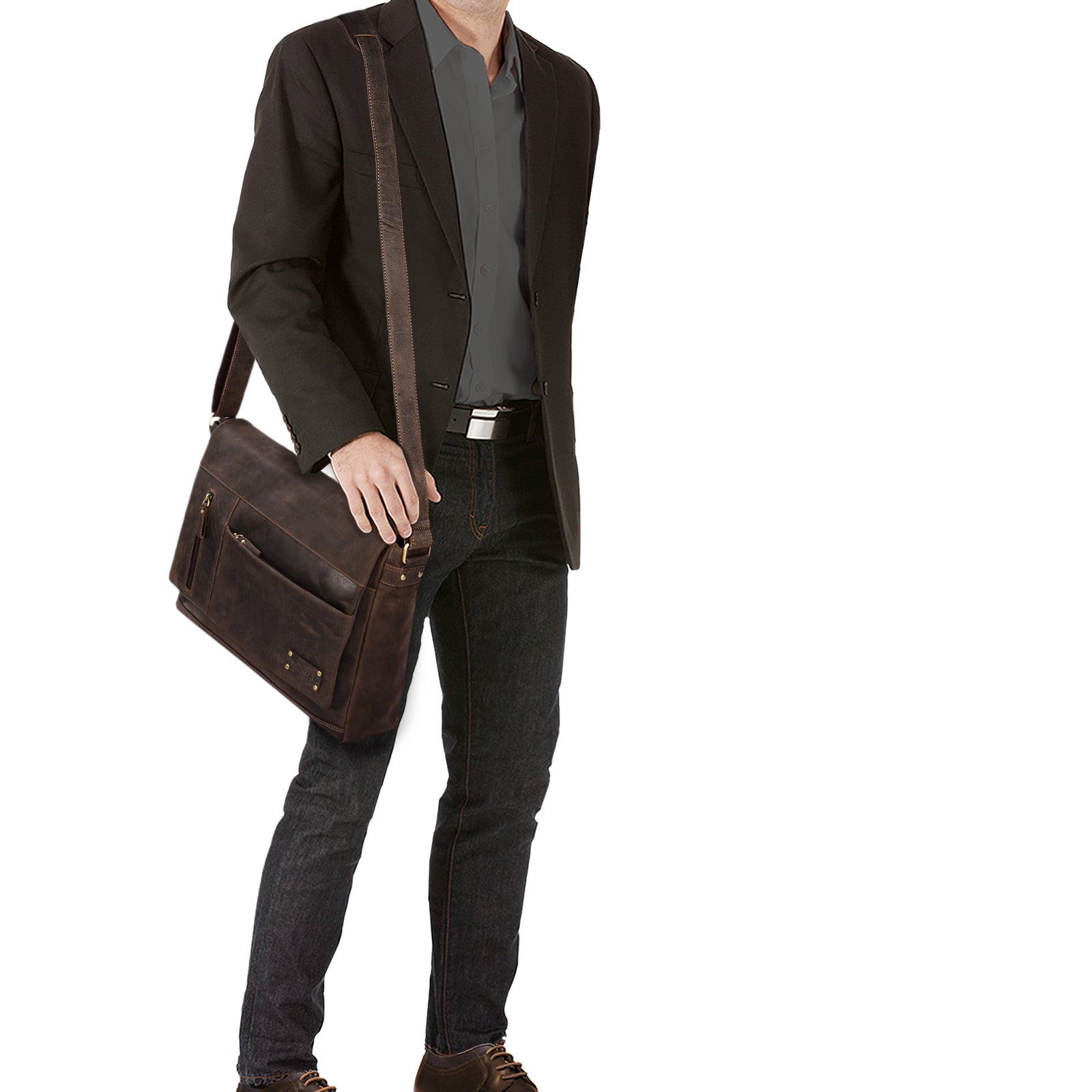 Notebooktasche Leder