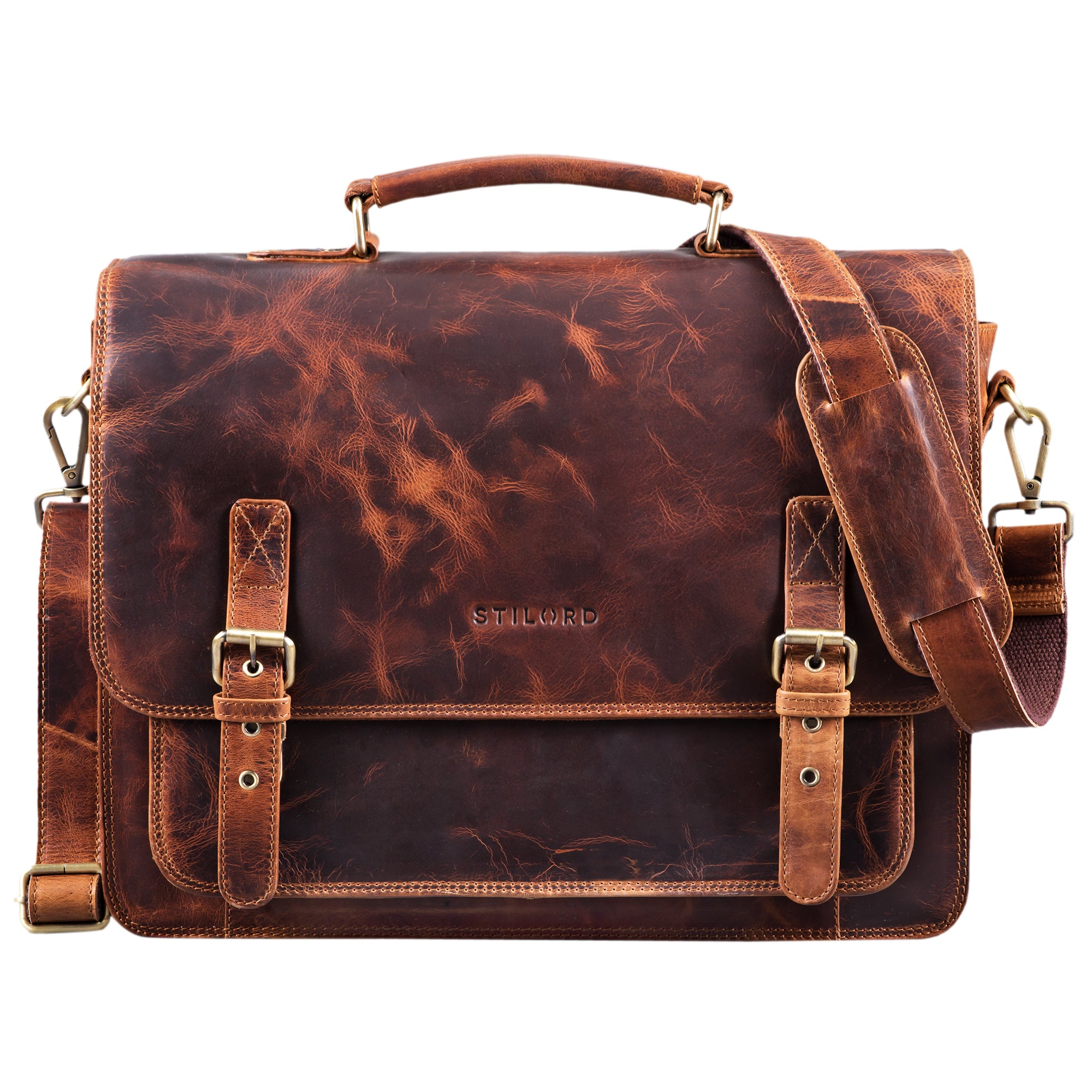 Aktentasche Lehrer Vintage Leder