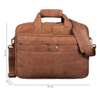 Große Lehrertasche für Frauen echtes Leder