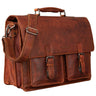 "Clarence" Serviette Cuir A4 Vintage