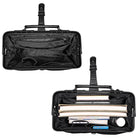 Schwarze Medizinertasche Leder