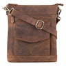 Messenger Bag aus Leder Braun