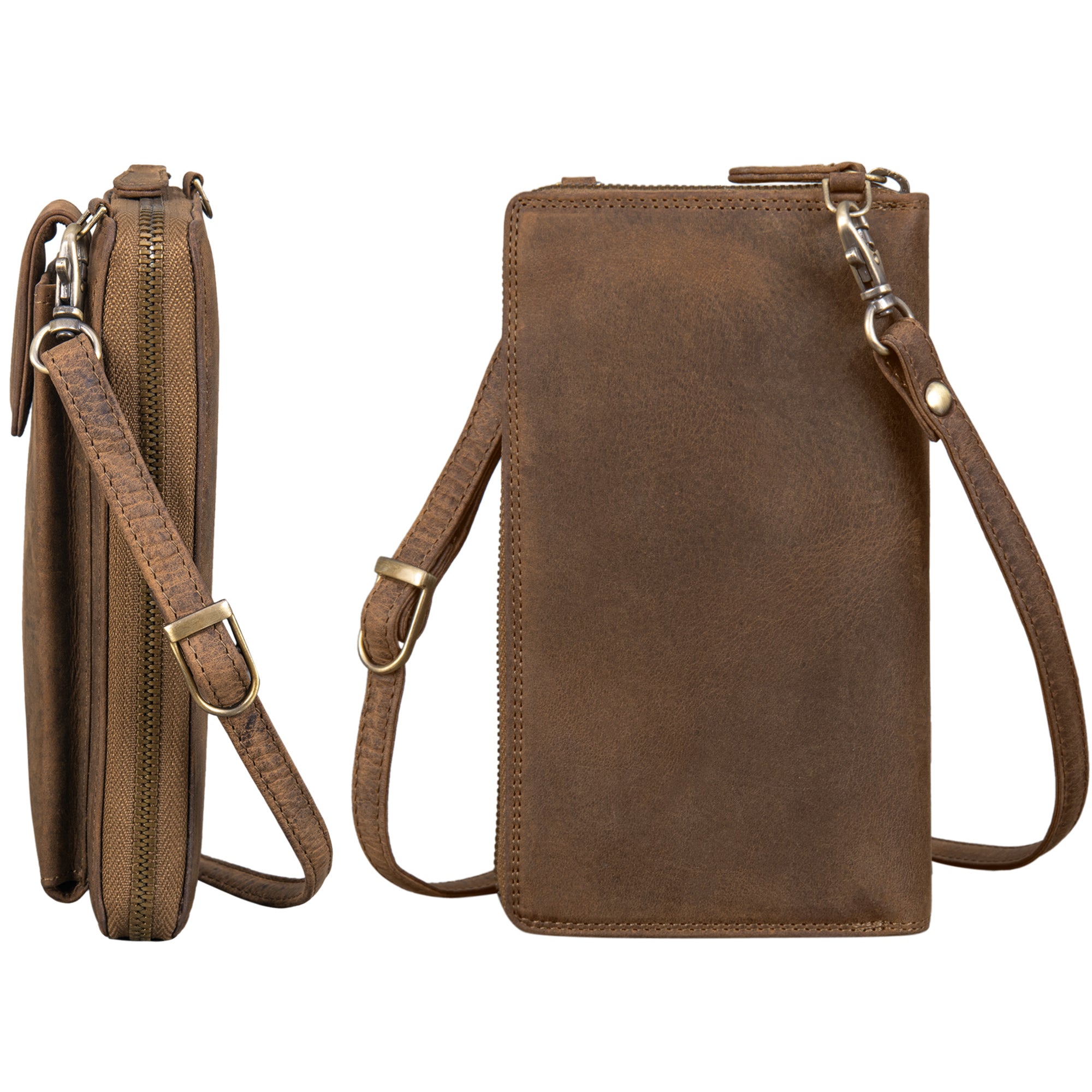 Umhängetasche Damen klein Leder